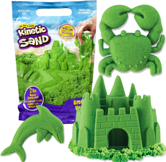 Arena cinética verde Kinetic Sand 930 g