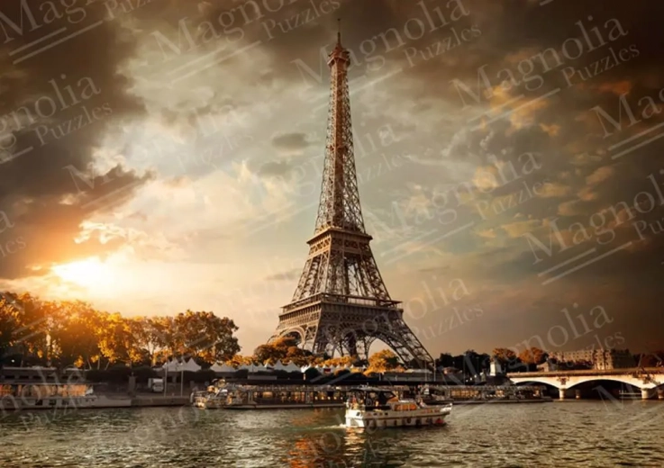 Puzzle Nubes sobre París 1000 piezas