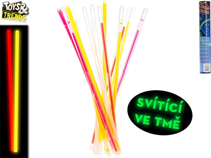 Barras luminosas 20 cm – paquete de 50 uds con conectores