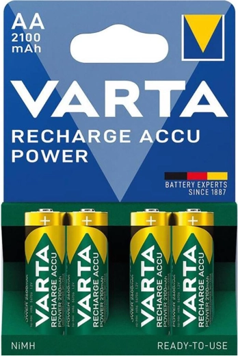 baterías recargables AA 2100 mAh Varta (4 uds.)