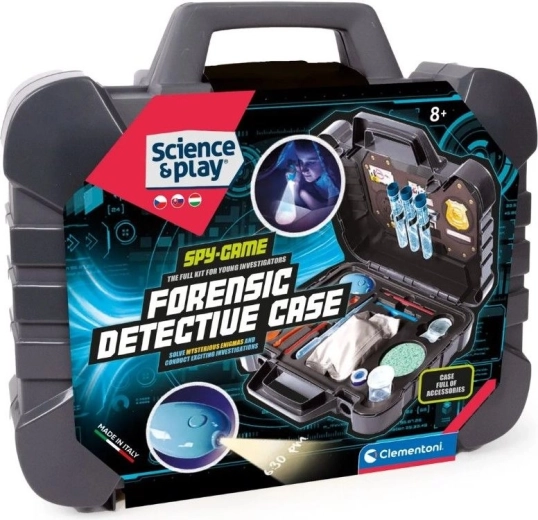 Clementoni Science & Play maletín de detective con efectos de sonido