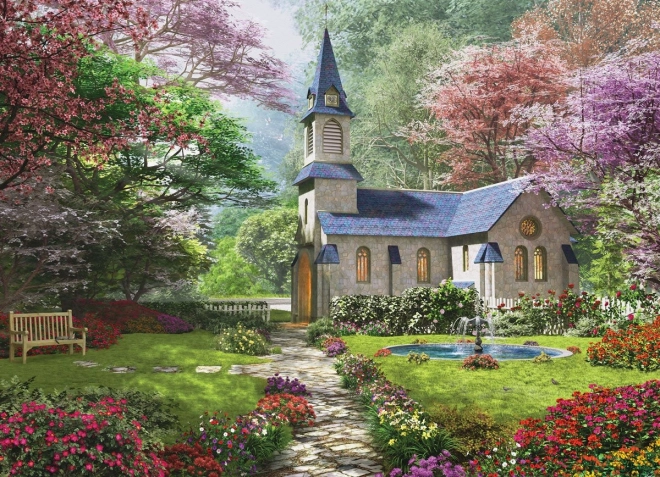 Puzzle Jardín floreciente 1000 piezas EUROGRAPHICS