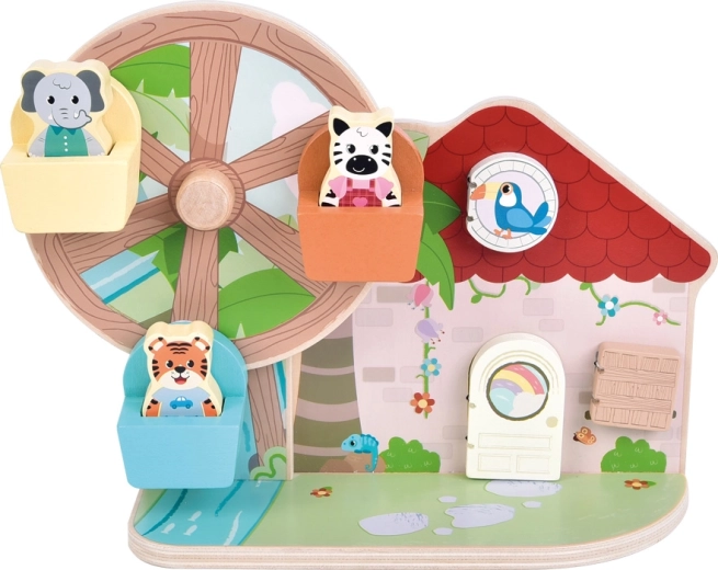 Casita interactiva con puertas