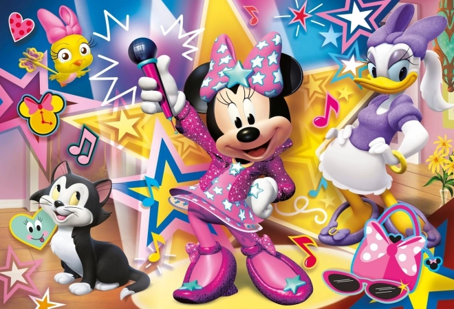 Puzzle 60 piezas MAXI Minnie Ayudantes Felices