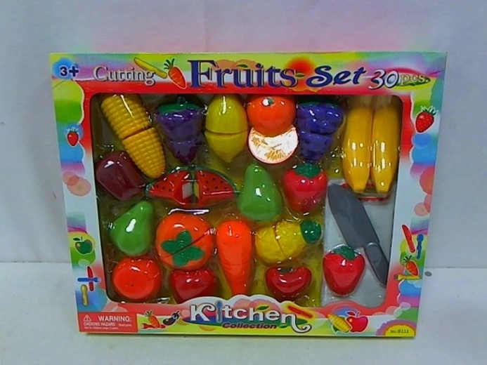 Fruta cortada en set, 30 piezas