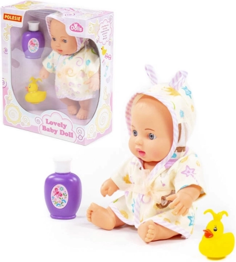 Muñeca Lovely 24 cm con set de baño