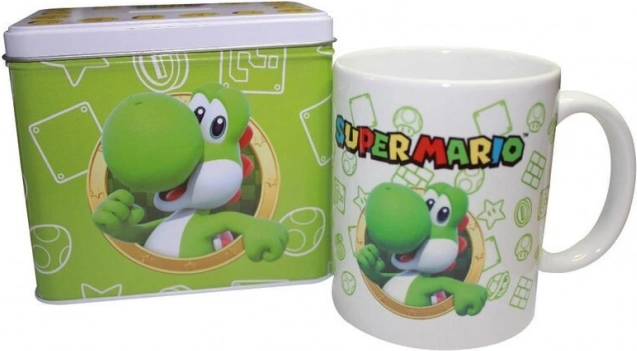 Taza y hucha Super Mario Yoshi
