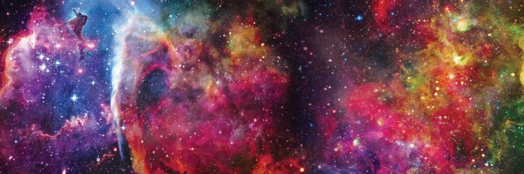 Interdruk puzzle panorámico Galaxy: Espacio 1000 piezas