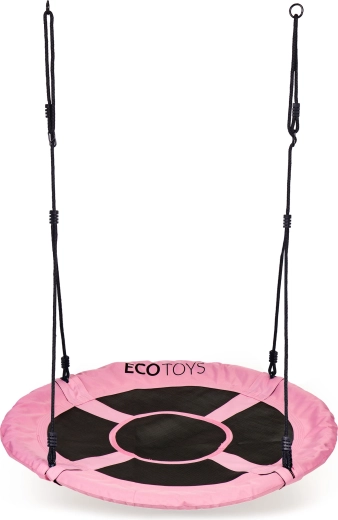 Columpio nido de jardín 100 cm, rosa ECOTOYS