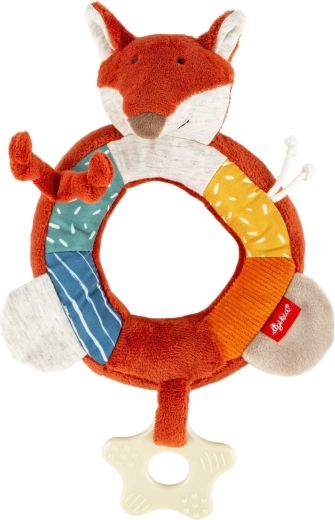 Sigikid anillo interactivo de peluche zorro para bebés