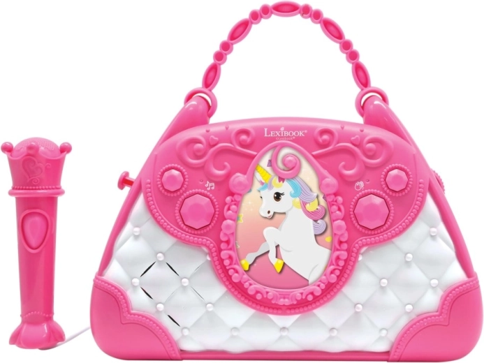 Lexibook bolso de karaoke infantil con micrófono Unicornio