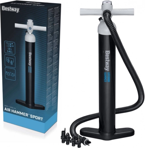 Bomba manual de alta presión con manómetro BESTWAY