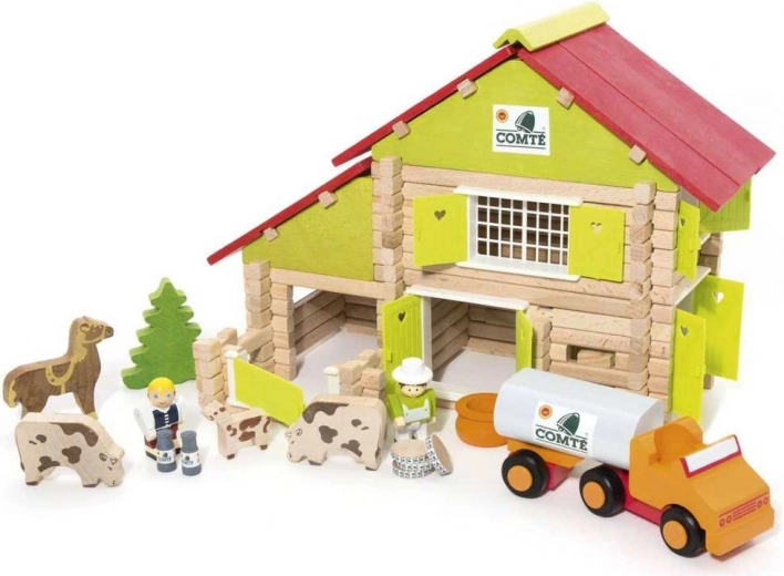 Granja auténtica de madera