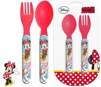 Cubierto de plástico Minnie - 1 pieza