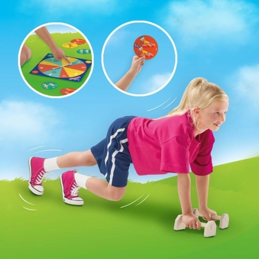 Agarres y mancuernas de madera para juego activo en casa y al aire libre