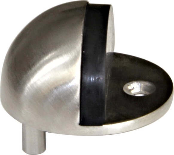 Tope de puerta de acero inoxidable mate