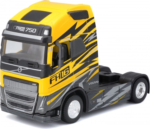 Bburago tractora VOLVO FH16 Globetrotter 750 XXL 1:43 amarilla