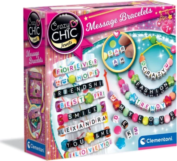 Clementoni Crazy Chic – pulseras con mensaje