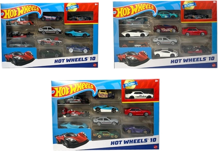 Hot Wheels set de cochecitos 10 uds