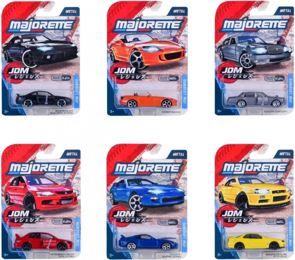 Majorette Japan Legends Premium – coche metálico 1:64 (varios modelos)