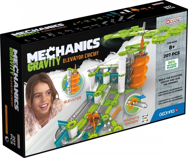 Geomag Mechanics Gravity set de construcción 207 piezas