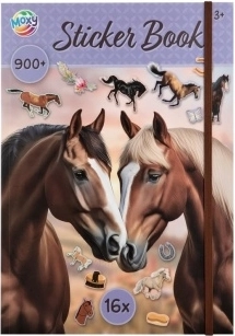 Pegatinas de caballos – cuaderno con 16 hojas