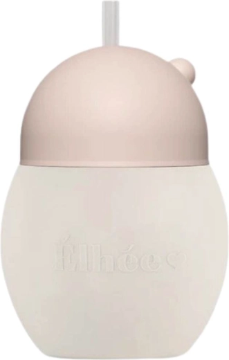 Élhée vaso de aprendizaje con pajita Coconut 240 ml Sand Nude - 1 unidad