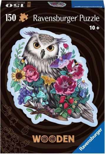 Puzle de madera Búho misterioso 150 piezas RAVENSBURGER