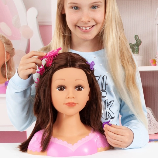Juego divertido de salón y maquillaje