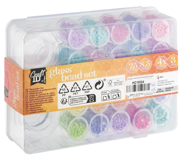 Cuentas de vidrio de calidad para un aspecto profesional