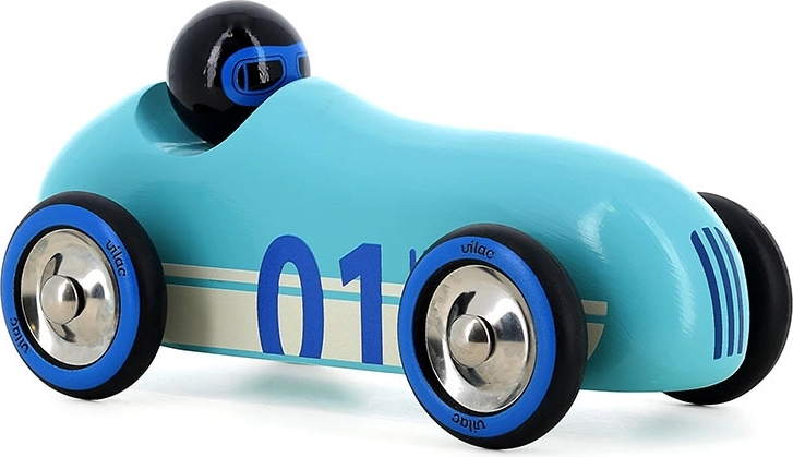 Vilac Coche de madera Old Sport turquesa