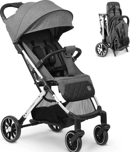 Cochecito deportivo Nukido Paseo – Gris oscuro