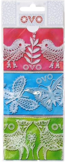 Fundas termorretráctiles para huevos de Pascua Encaje, 9 uds.