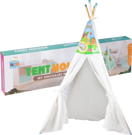 Tienda tipi infantil con elefantito