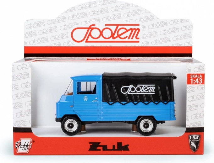 Modelo de coche Żuk SPOŁEM 1:43 azul