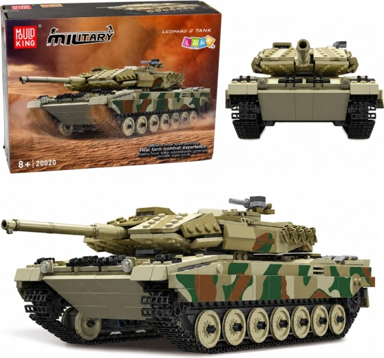 Kit de construcción RC del tanque Leopard con control remoto (1100 piezas)