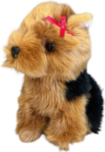 Perro de peluche Yorkshire terrier de 19 cm