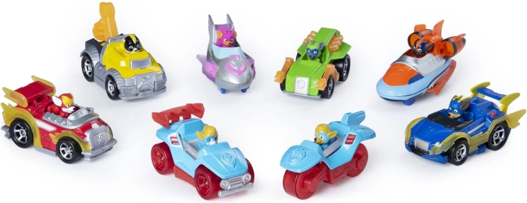 8 vehículos con héroes de Paw Patrol