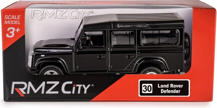 Modelo metálico LAND ROVER Defender 110 1:35 en color negro