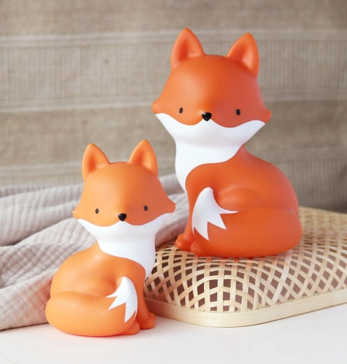 Adorable decoración con un zorro