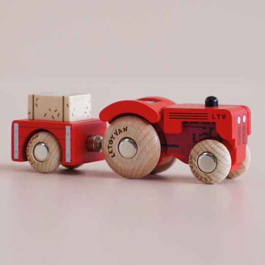 Tractor de madera con remolque Tilly, Le Toy Van