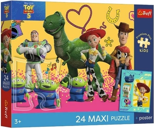 Puzzle maxi Premium Plus para niños Toy Story – juguetes y amigos 24 piezas