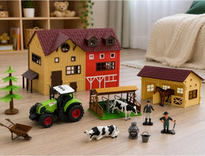 Set de 37 piezas para historias creativas de granja