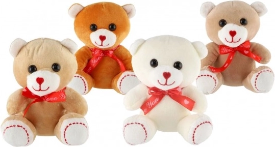 Osito de peluche 16 cm con lazo – compañero suave y achuchable para bebés