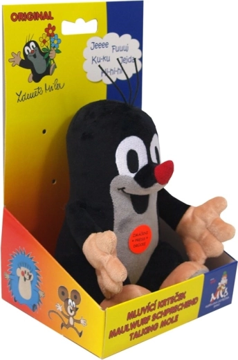 Moravská ústředna Krteček peluche parlante 15 cm - 1 pieza