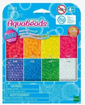 Aquabeads cuentas de recarga neón