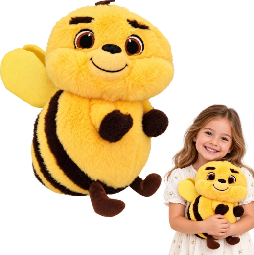 Abeja de peluche grande de 40 cm