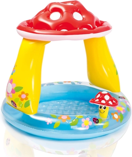 Piscina infantil hinchable con techo Seta