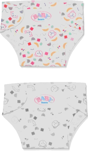 BABY born pañales de tela dúo pack para muñecas de 36 cm