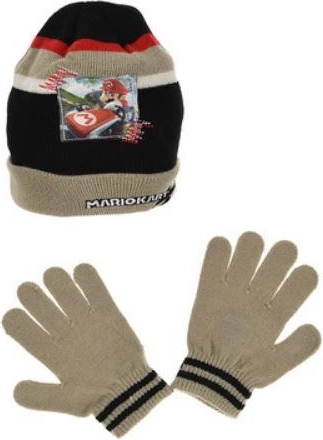 Gorro y guantes de Super Mario